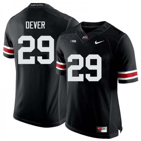 Ohio State Buckeyes #29 Kevin Dever Men Football Jersey Black